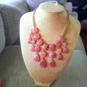 Pink  and gold necklace